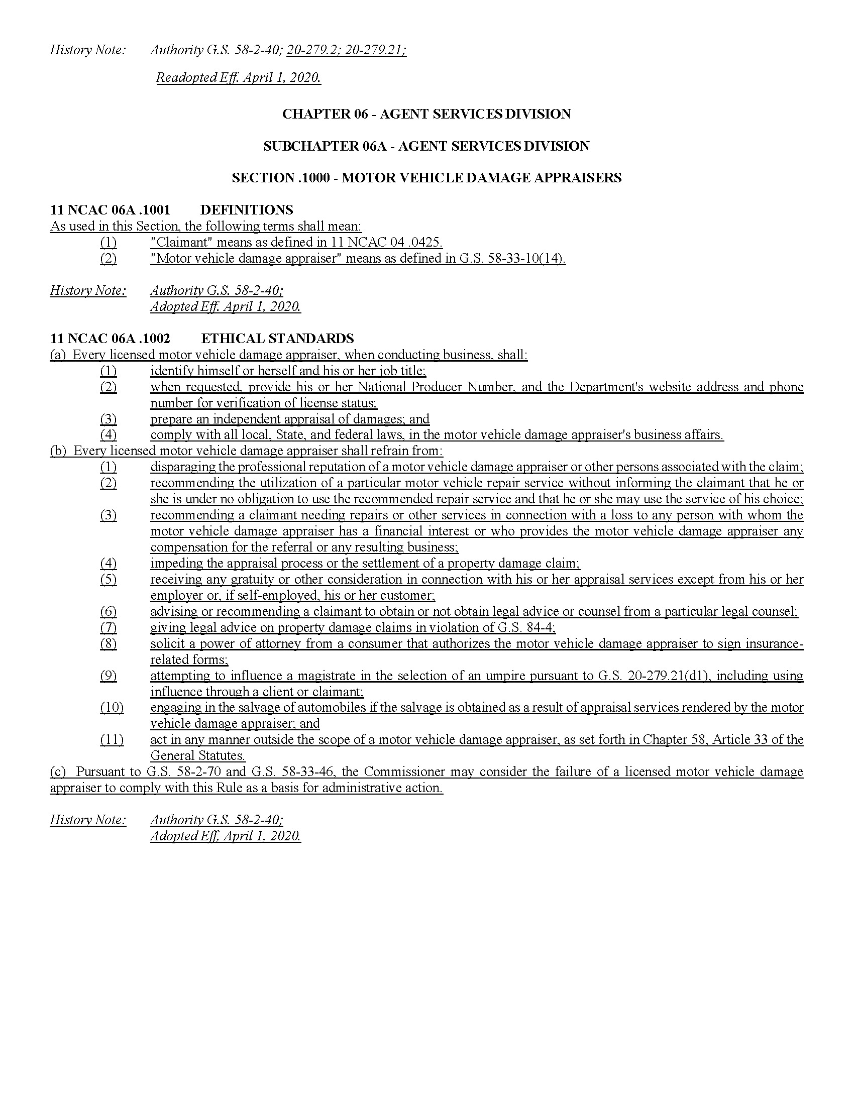 North Carolina – New Rules for Licensed Motor Vehicle Damage Appraisers_Page_2